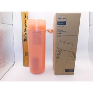 NEW Philips Go Zero Filtered Hydration Bottle Pink